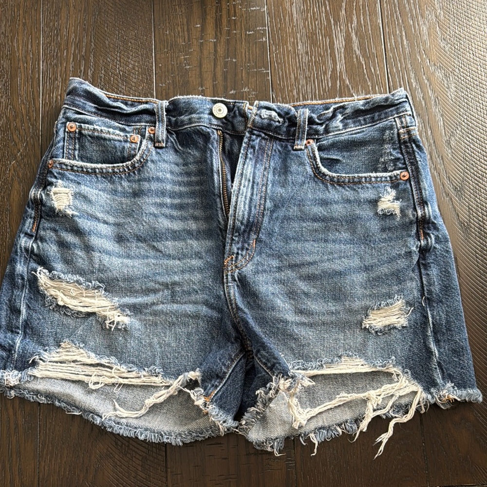 Denim Distressed Women's Shorts